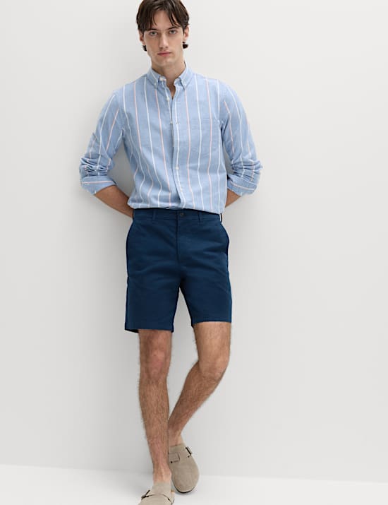 Regular Fit Stretch Chino Shorts