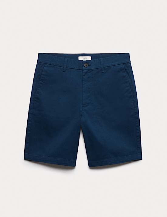 Regular Fit Stretch Chino Shorts