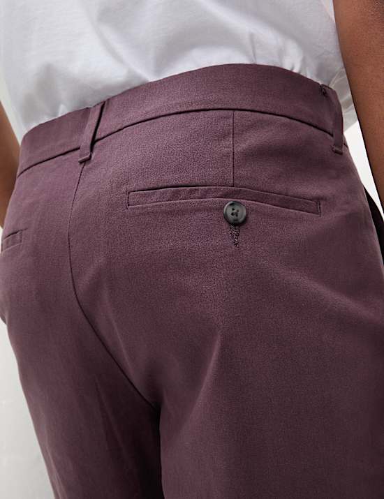 Regular Fit Stretch Chino Shorts