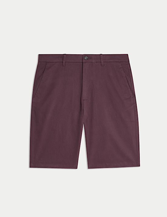 Regular Fit Stretch Chino Shorts