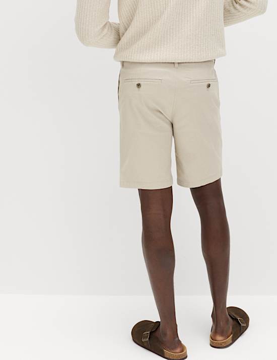 Regular Fit Stretch Chino Shorts