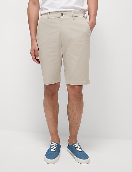 Regular Fit Stretch Chino Shorts