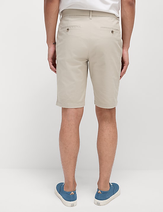 Regular Fit Stretch Chino Shorts