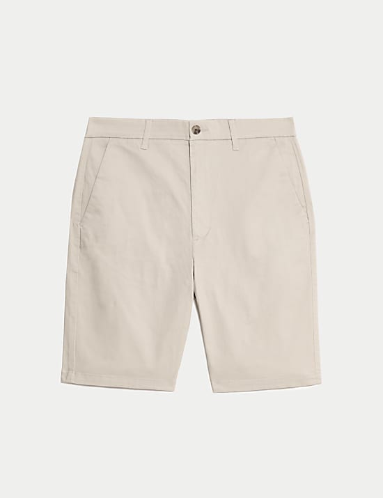 Regular Fit Stretch Chino Shorts