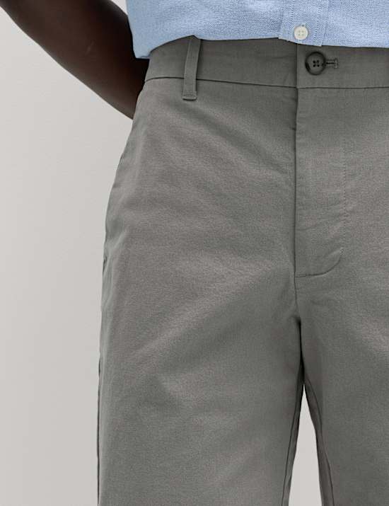 Regular Fit Stretch Chino Shorts