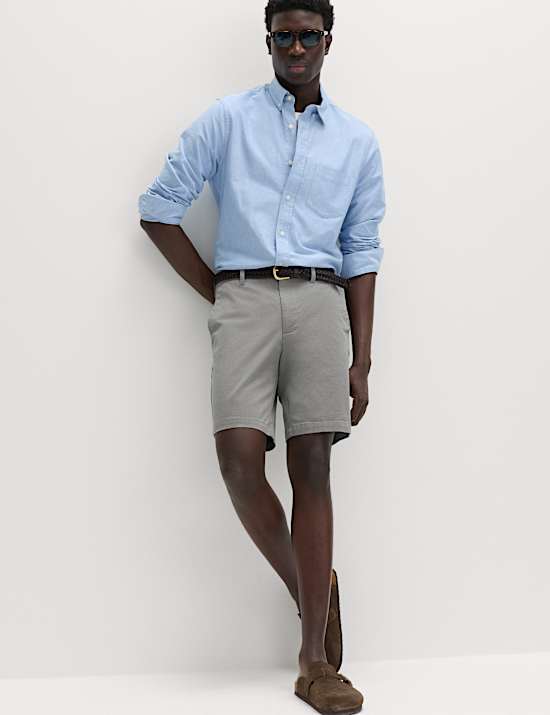 Regular Fit Stretch Chino Shorts