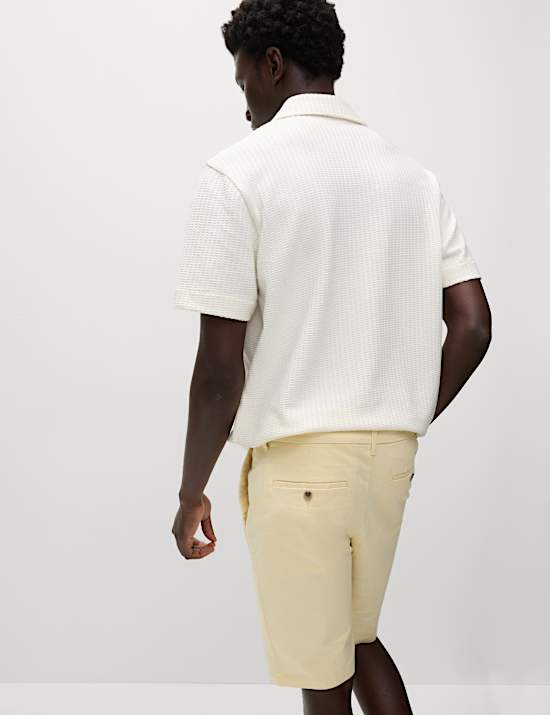 Regular Fit Stretch Chino Shorts