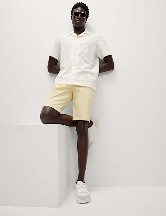 Regular Fit Stretch Chino Shorts