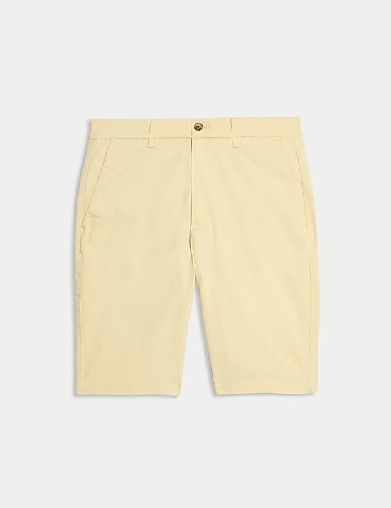 Regular Fit Stretch Chino Shorts