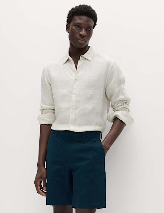 Regular Fit Stretch Chino Shorts