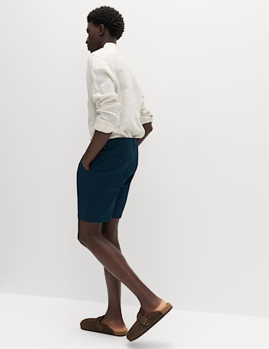 Regular Fit Stretch Chino Shorts