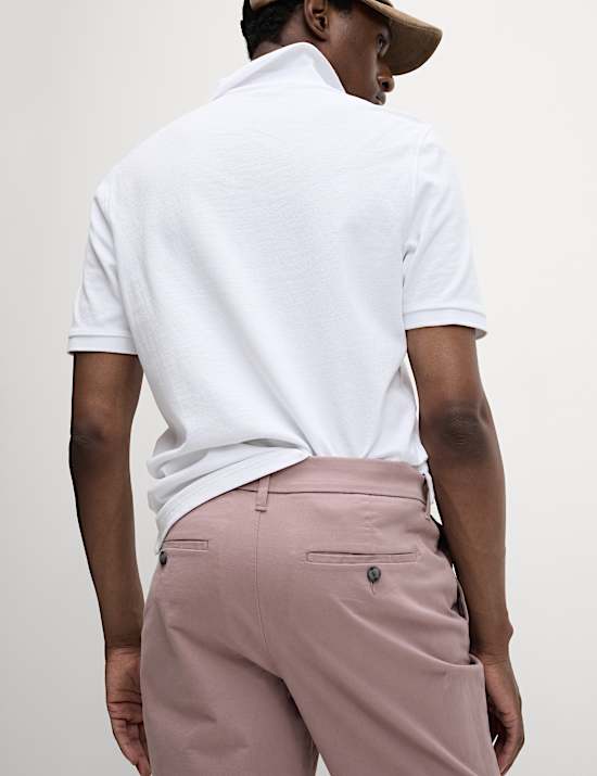 Regular Fit Stretch Chino Shorts