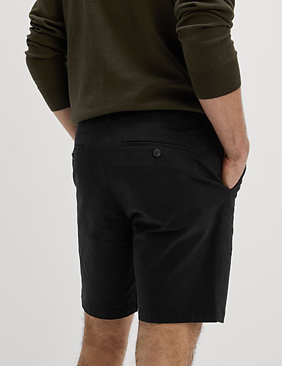 Regular Fit Stretch Chino Shorts
