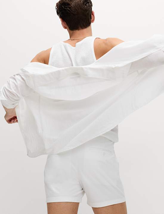 Regular Fit Stretch Chino Shorts