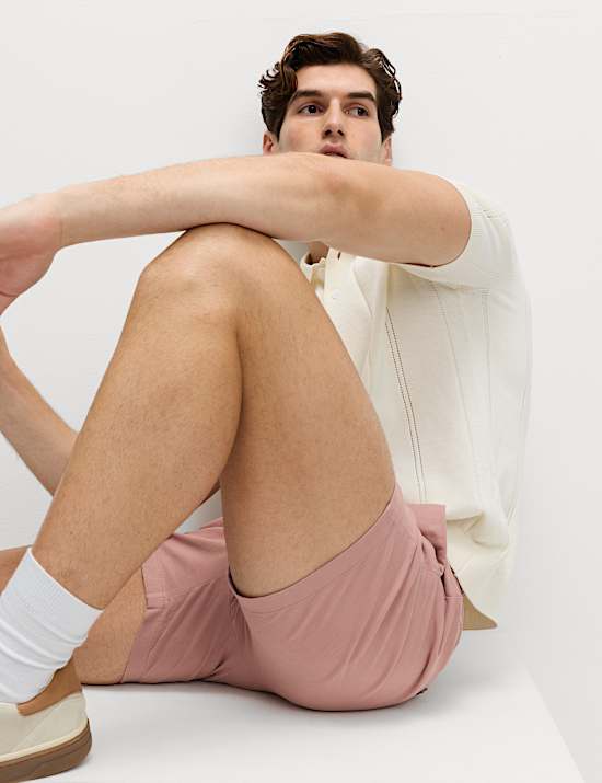 Slim Fit Stretch Chino Shorts