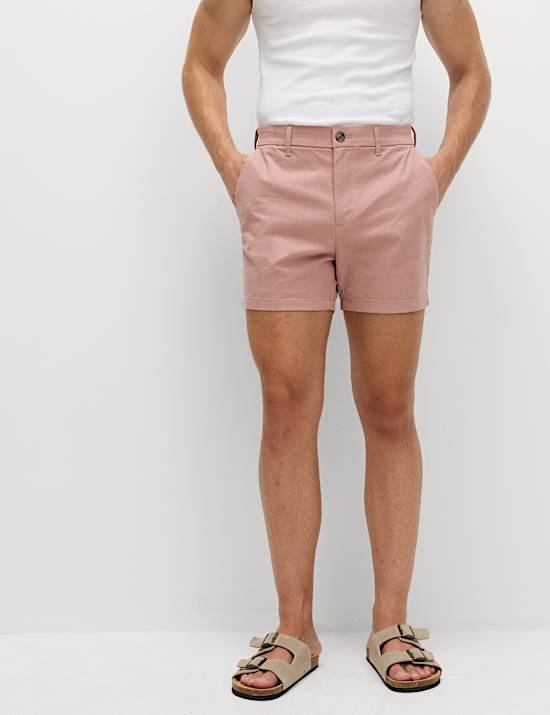 Slim Fit Stretch Chino Shorts