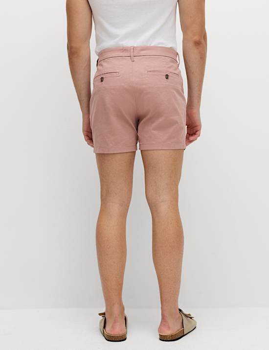 Slim Fit Stretch Chino Shorts
