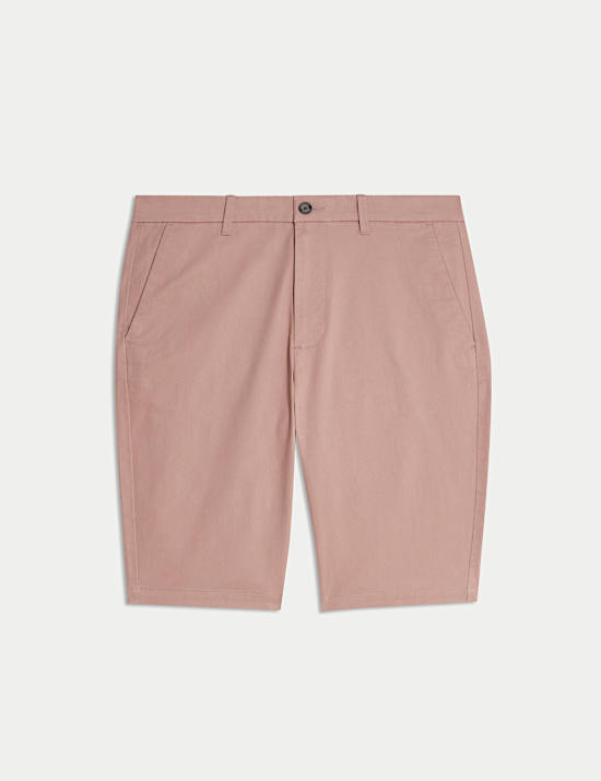 Slim Fit Stretch Chino Shorts