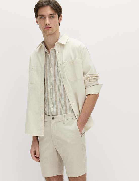 Slim Fit Stretch Chino Shorts