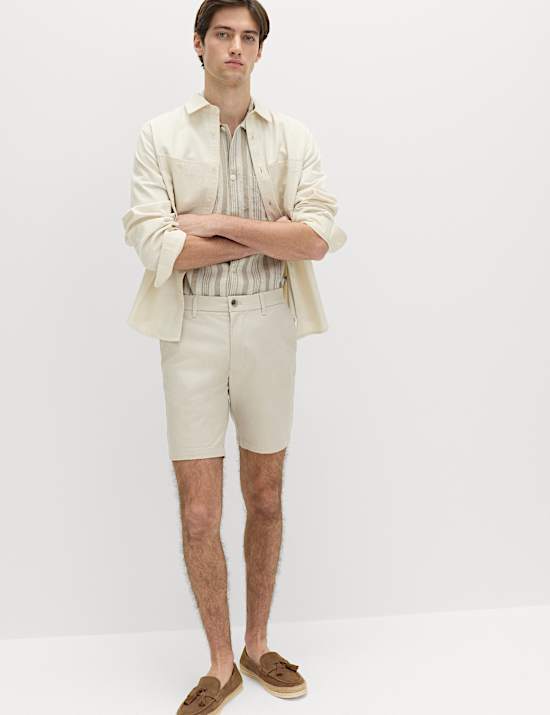 Slim Fit Stretch Chino Shorts