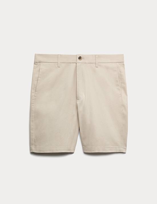 Slim Fit Stretch Chino Shorts