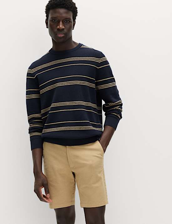 Slim Fit Stretch Chino Shorts