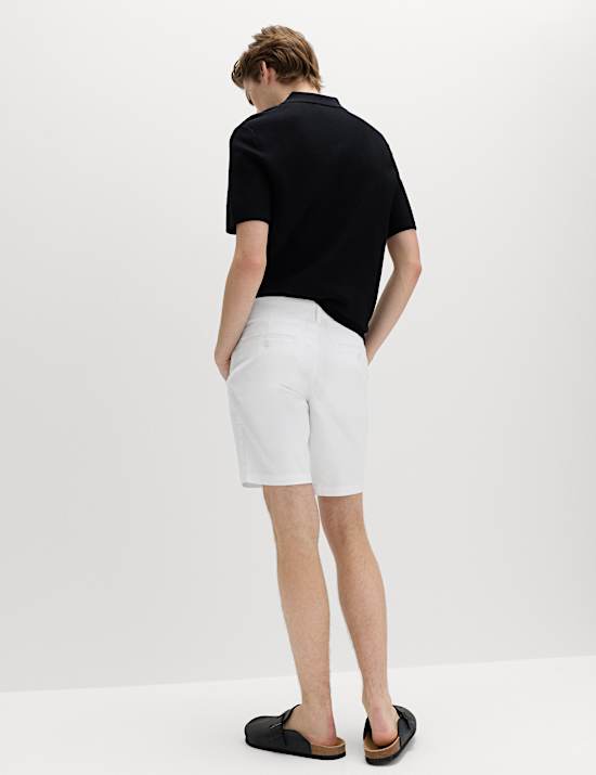 Slim Fit Stretch Chino Shorts