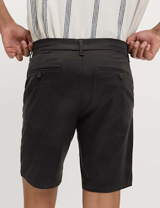 Slim Fit Stretch Chino Shorts