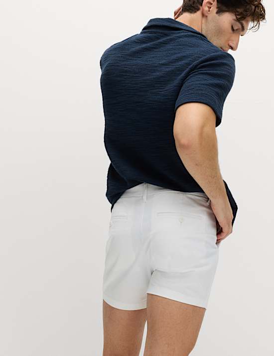 Slim Fit Stretch Chino Shorts