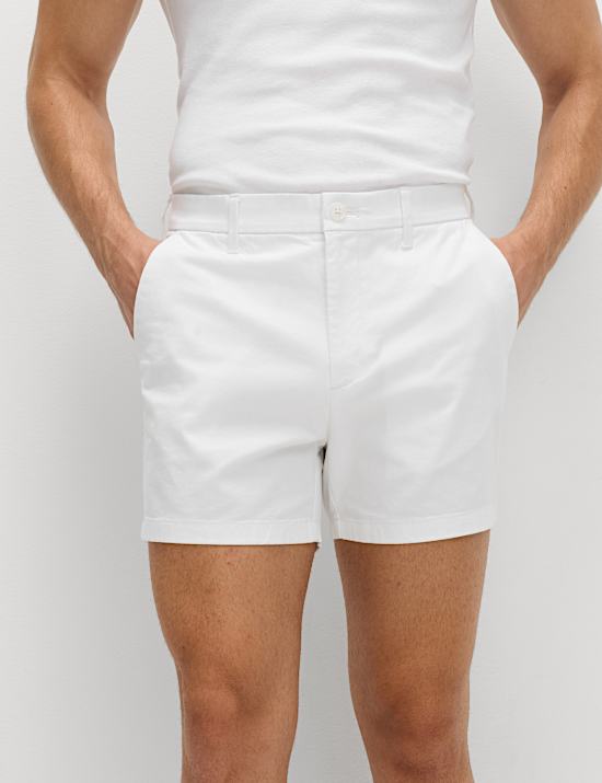 Slim Fit Stretch Chino Shorts