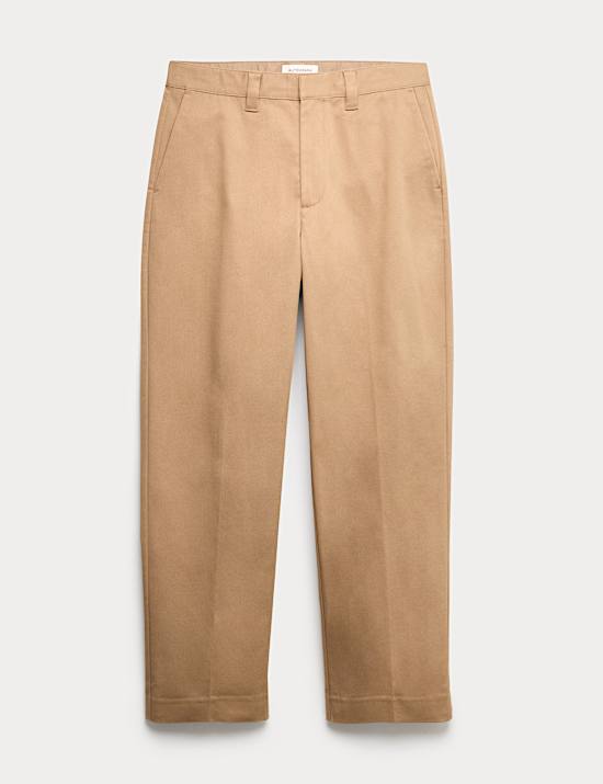 Straight Fit Italian Twill Trousers