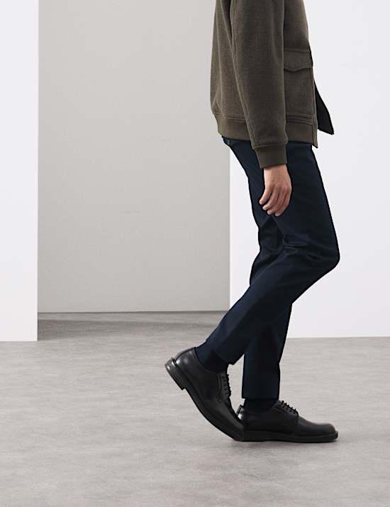 Slim Fit Cotton Rich Stretch Trousers