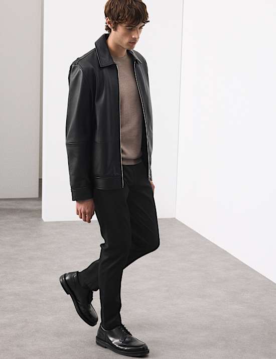 Slim Fit Cotton Rich Stretch Trousers