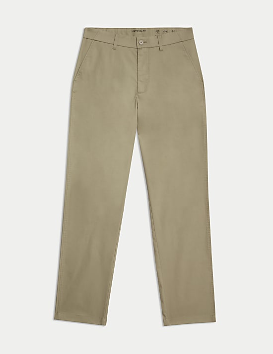 Pantalon chino coupe large ultra-l&eacute;ger