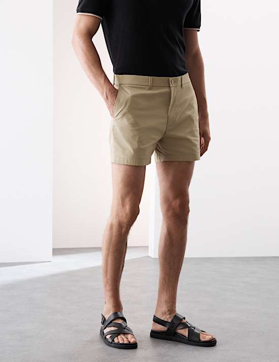 Slim Fit Super Lightweight Chino Shorts
