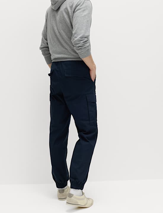 Slim Fit Ripstop Cargo Trousers
