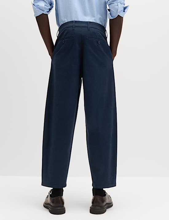Chino-Hose mit Stretch und Fass-Passform