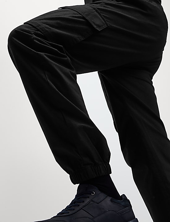 Pantalon cargo indéchirable à taille élastique