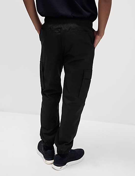 Pantalon cargo indéchirable à taille élastique