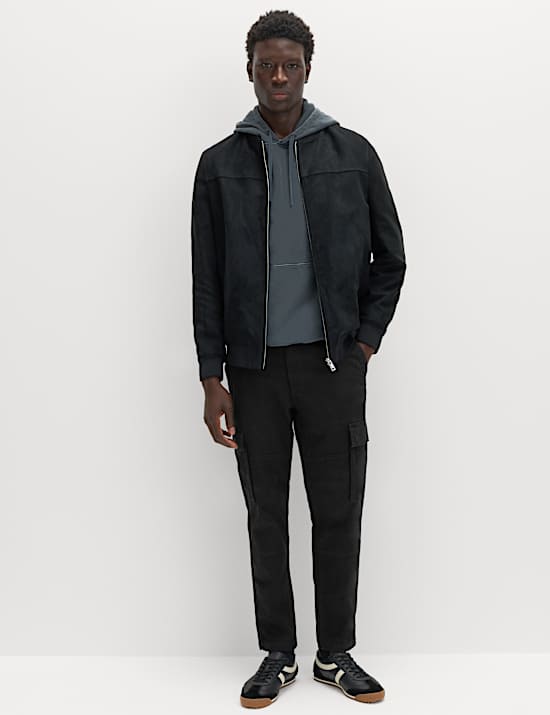 Tapered Fit Stretch Cargo Trousers