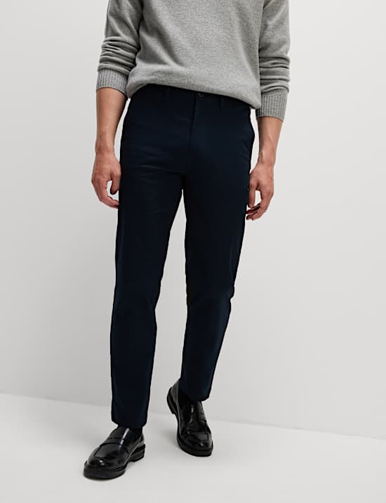 Regular Fit Twill Chinos