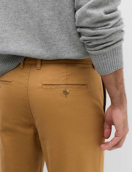 Regular Fit Twill Chinos