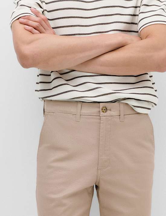 Regular Fit Twill Chinos