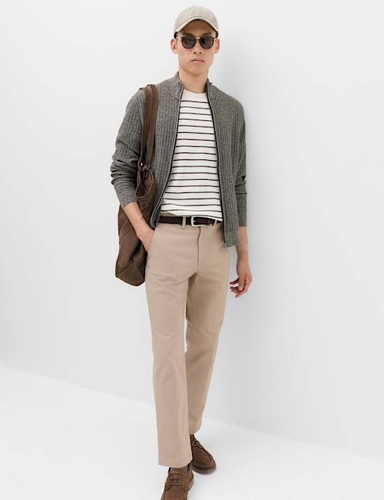 Regular Fit Twill Chinos