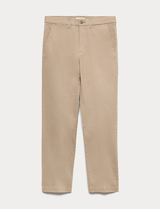 Regular Fit Twill Chinos