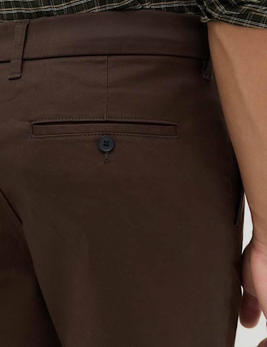 Regular Fit Twill Chinos