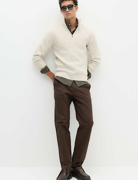 Regular Fit Twill Chinos