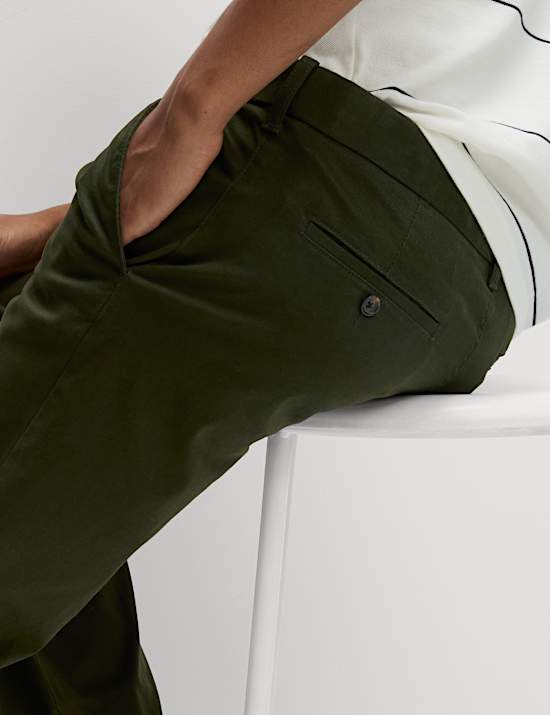 Regular Fit Twill Chinos