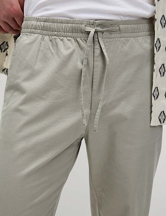 Tapered Fit Lightweight Trousers