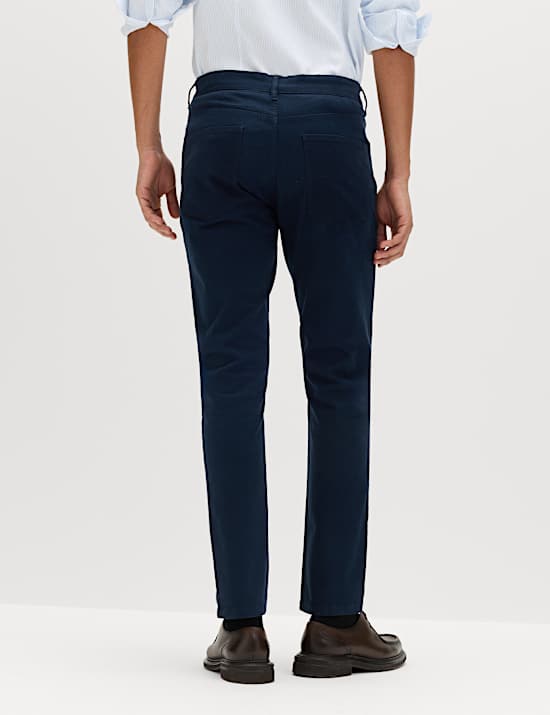 Slim Fit 5 Pocket Stretch Trousers